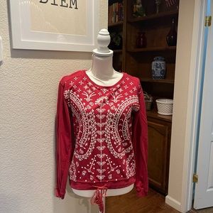 MARISA Red Light Sweater